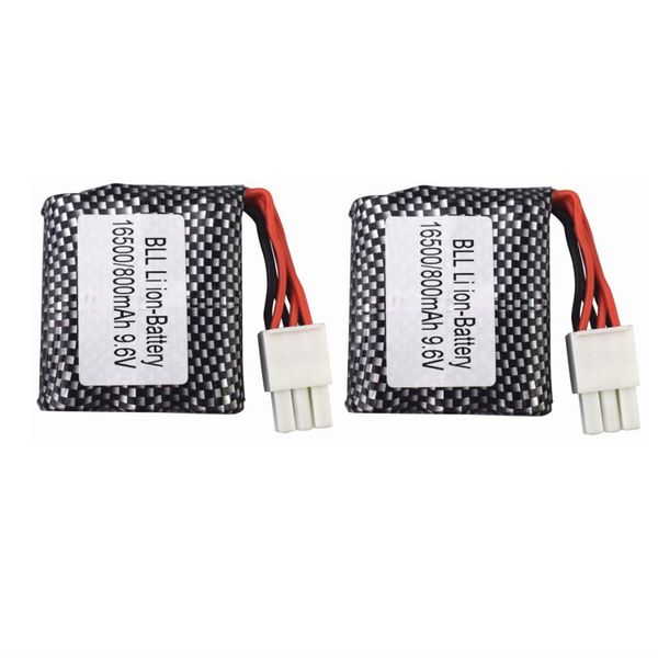 sea jump 2PCS 9.6V 800mAh Battery for S911 S912 9115 9116 9120 S912 S913 9123 S916 9112 15-DJ02 15-DJ03 High-Speed Off-Road RC Car Accessory Battery