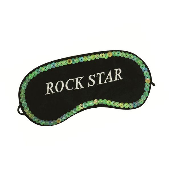 Novelty Eye Mask - 'Rockstar' Sleep Joke Blindfold Gift