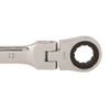 Silverline 196573 Flexible Head Ratchet Spanner 13 mm, Silver