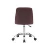 VERSA Nail Technician Stool Adjustable Height 18" to 24", Burgundy