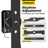 Lawn Mower Blade Sharpener&Lawn Mower Blade Balancer - Various Mower Blade,Black