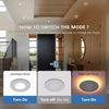 Recessed LED Lighting, 6PC 4 Inch, Slim, Wafer Thin, Night Light, Selectable CCT