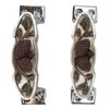 Rustic Western Pinecones Sprig Branch Drawer Cabinet Furniture Bar Pulls 2-Pack