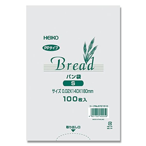 HEIKO 006721554 PP Bread Bags #20 14-18 100 Count