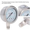 Vacuum Pressure Gauge, 1/4" NPT Stable Performance Class 2.5 Precision Household Multi-Function Pressure Gauge (0-10Mpa)