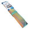 Car Windshield Sunshade Visor, Foil Reflective Iridescent White by Sharper Image