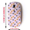 2.4G Wireless Mouse with Cute Pattern Design for All Laptops and Desktops with Nano Receiver - Flat Set