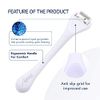 Aruuj Derma Roller Ice Roller 2in1 Skin Care Kit Micro Needling Derma Roller 0.5 mm- with ebook and case Anti-aging Skin Rejuvenation -for men women- Acne Scar Treatment -Hair Beard Roller for growth