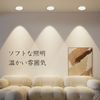 Fantasyon Downlight Diffused Cover Light Diffusion Sheet Blackout Sheet 13.5cm 6pcs Round White Plastic Accessories