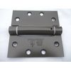 2-Commercial Spring Hinges Dark Gray 4 1/2" x 4 1/2" with square corners 