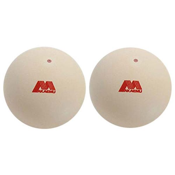 Racket Sports Ball Soft Tennis Showa Corporation Rubber akaemu Official Ball Pack of 2 White m30021 , white