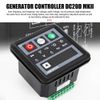 Uadme Generator Controller, DC20D MKII Electronic Generator Controller Module, Control Panel for Diesel Engine or Generator, Auto Start/Stop, and Alarm Indication