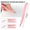 Marsrock Stapler ° with 2000 Staples, 180° Swivel Head Stapler Office, Stapler, Stapler up to 50 Sheets, for Home, School & Brochures, Pink