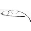 Specfold Antique Silver Folding Compact Lightweight Reading Glasses Strength+2.0