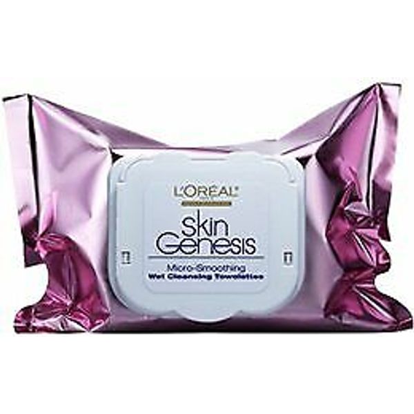 3pc Loreal Skin Genesis Micro-smooth Wet Cleansing Towelette 25's