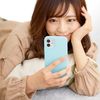 MINTY iPhone 14 Case, iPhone 13 Case, Compatible with Both Models, Silicone, Shockproof, Anti-Fingerprint, Ecru