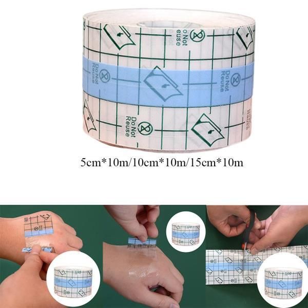 Tattoo Aftercare Roll Bandage, Waterproof Transparent Film Dressing Accessories, Adhesive Tape