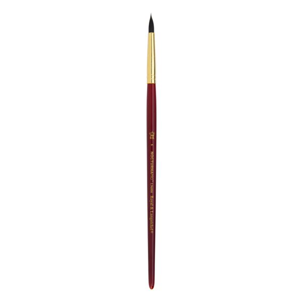 Nocturna Pro Natural Squirrel and Synthetic Round Brushes (12)