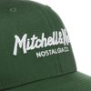 Mitchell & Ness Classic Red Pinscript Snapback, DarkGreen
