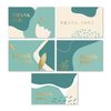 Rileys Thank You Cards with Envelopes | 50-Count, Gold Foil - Blank Note Cards, Thank You Notes, Blank Cards with Envelopes, Thank You Wish Cards, Wedding, Graduation, Baby Shower (Sage Green)