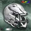 NFL Speed Philadelphia Eagles Flash Edition Football Helmet
