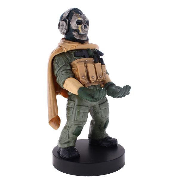Exquisite Game: Call of Duty: Ghost Warzone - Original Cell Phone & Game Controller Holder, Device Stand, Cable Guy, COD Licensed Figure