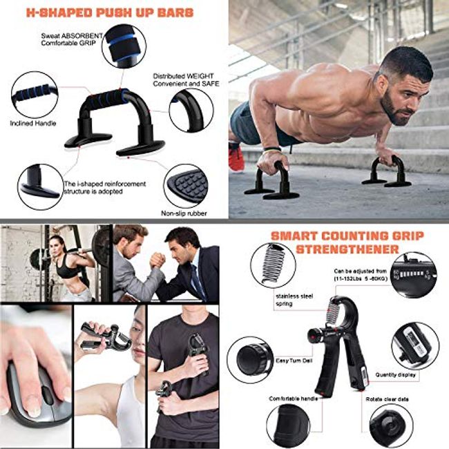 Men's Exercise Spring Bar, Home Fitness Workout Accessories