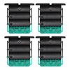 Clicksur H875F Roller Shutter Fasteners Rigid Roller Shutter Fasteners - 3 Link Automatic Lock - Snap On Security Apron Clip - Pack of 4