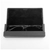 Megan 2451-01 Simple Square Semi-Hard Glasses Case, Black