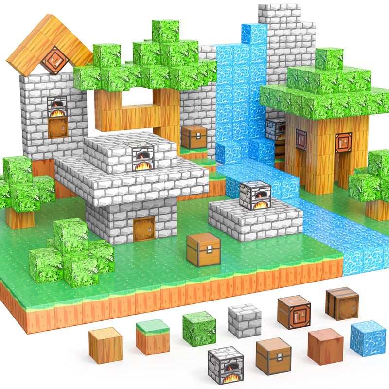 Soyee 100pcs Magnetic Blocks - Build Mine Magnet Italy