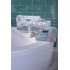 Ragged Rose Duck Egg Blue Floral Make up Bag