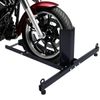 Motorcycle Wheel Chock Upright Stand Support Powder Coated 1800 lbs Adjustable