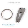 Hamans Titanium EDC Multi Tool Keychain with Spanner Driver Lever Function (Gray)