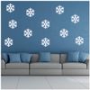 azutura Winter Snowflake Christmas Wall Sticker Pack White