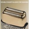 Ufree Electric Razor, Double Foil, 3 Speeds, Close Head Shaver for Bald Men, Beard Trimmer with 2 Foil, Barber Supplies Gifts for him
