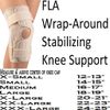 Fla 37-303MDBEG Soft Form Wrap Around Stabilizing Knee Support, Beige, Medium