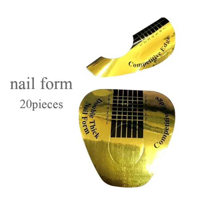 Nail Form 20 Pieces Length Gel Nail Form