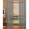 Sheer Drape Gray Modern Look / 8 Grommets 60" W. Great for Spring/Summer