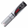 uni-ball 186411 Window & Chalk Marker Uni Chalk with Chisel Tip, Silver