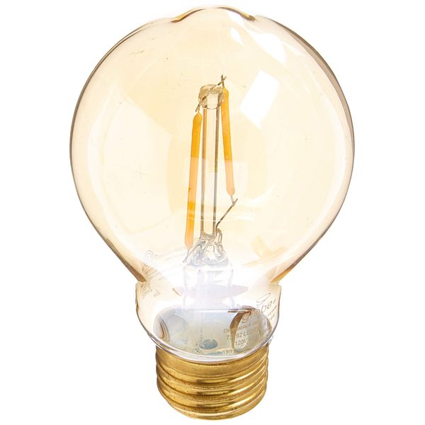 Globe 60W Equivalent Soft White (2200K) Vintage Edison Dimmable LED Light Bulb, E26 Base, 310 Lumens,73192