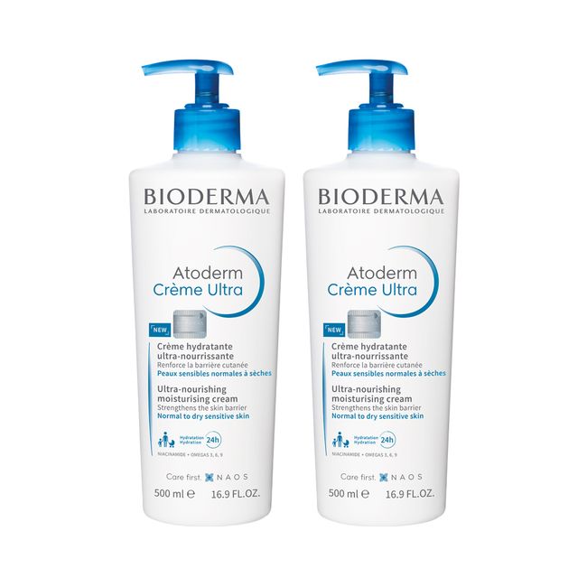 Bioderma Atoderm Ultra Cream 500ml+500ml