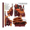 Grain Leather Tool Belt | Tool Rig Set | Tool Pouch | Drywall Tool Belt | Car...