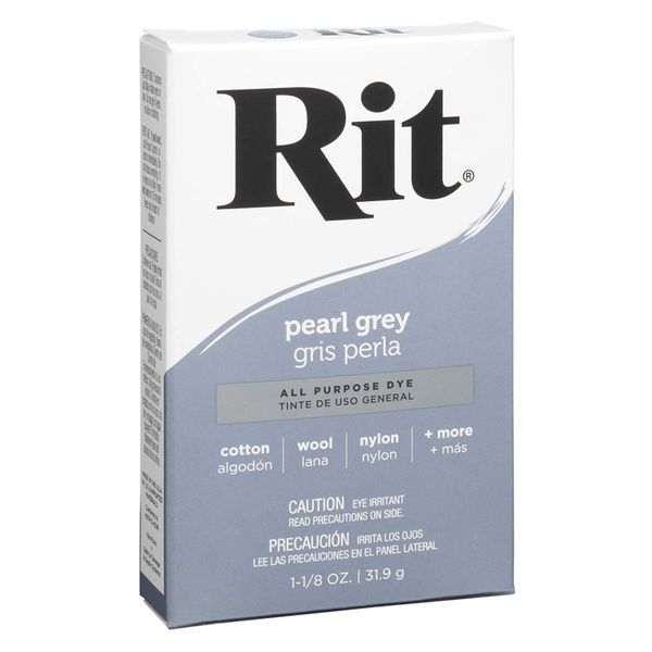 Rit Dye Powder-Pearl Gray, Acrylic/Polyester, Multicolor, 1