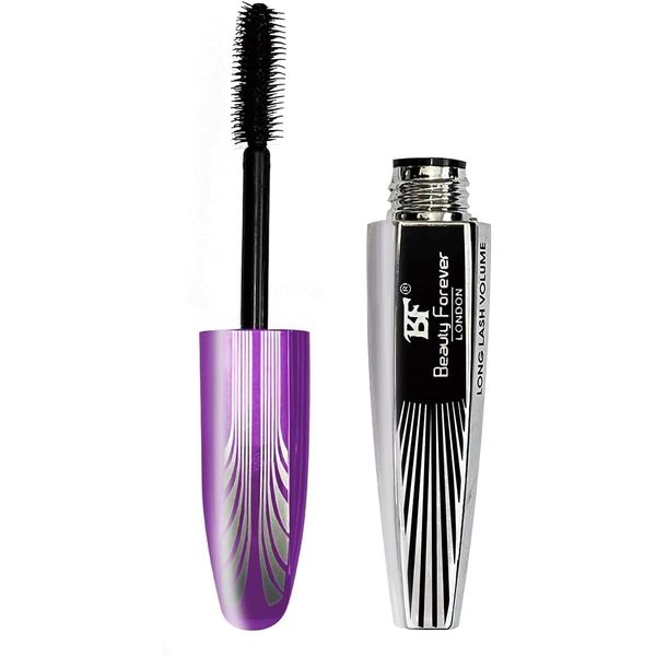 Beauty Forever Long Lash Volume Mascara, Lengthening, Volumising Effect, Long Lasting, Suitable For All Eyelashes, Flake & Clump Free, Waterproof, Easy Application, Available in Black Colour, 12 ml