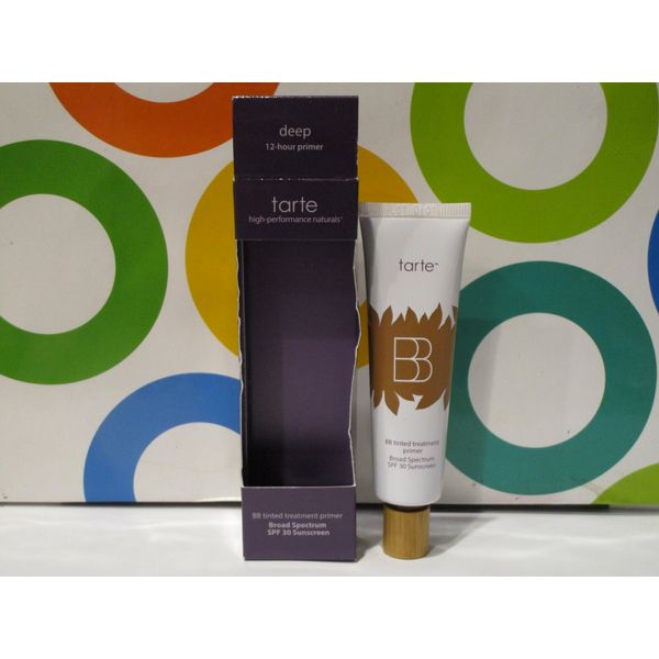 TARTE ~ BB TINTED TREATMENT PRIMER SPF 30 ~ DEEP ~ 1 OZ 