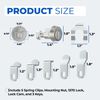 Xinafan L-1172C Mailbox Lock with Multiple Cams Compatible with CompX C9100
