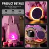 Nitemode LED Light Kit Compatible with Leg0 43257, Upgraded Angel Models Set Lighting Accessories,No Model(Sound Version)