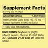 Odor-Controlled Garlic Softgels Dietary Supplement Value Size 1000 mg, 200 Count