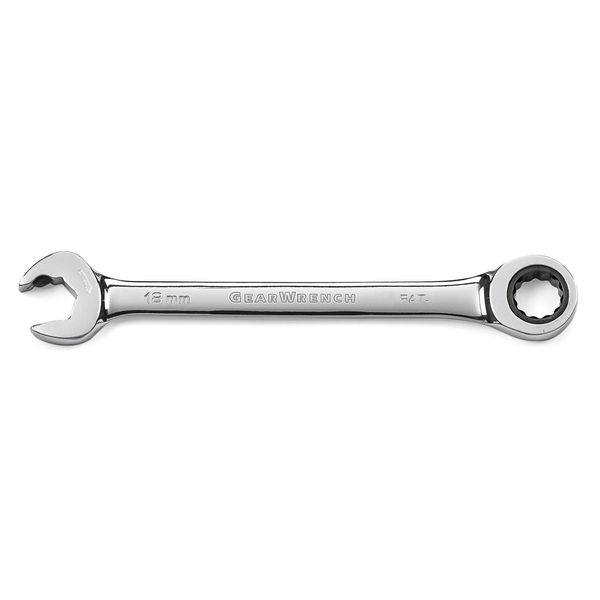 GEARWRENCH Point Open End Ratcheting Combination Wrench 18mm, 12- 85518