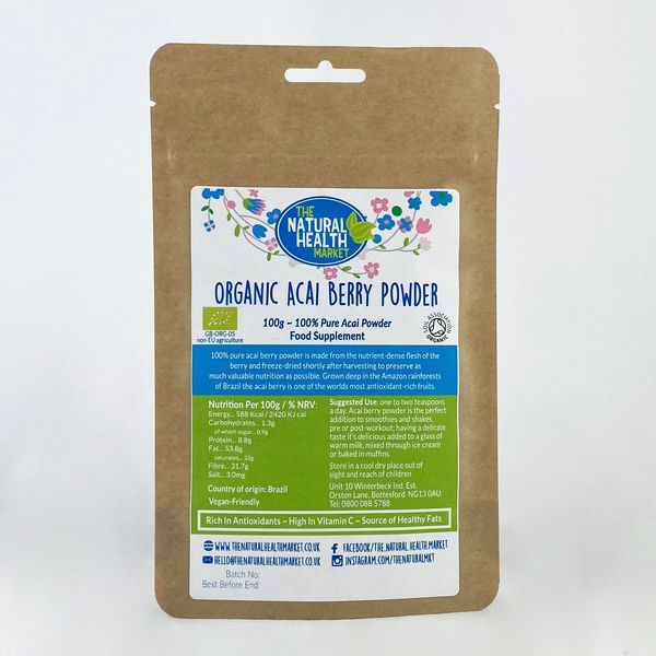 Organic Acai Berry Powder (100g)